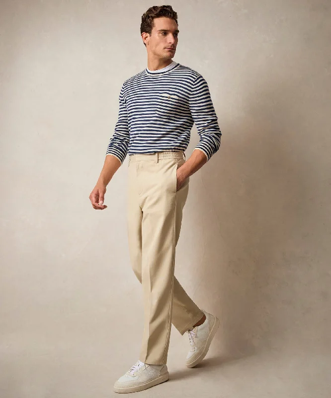 Italian Cotton Gramercy Trouser in Sand