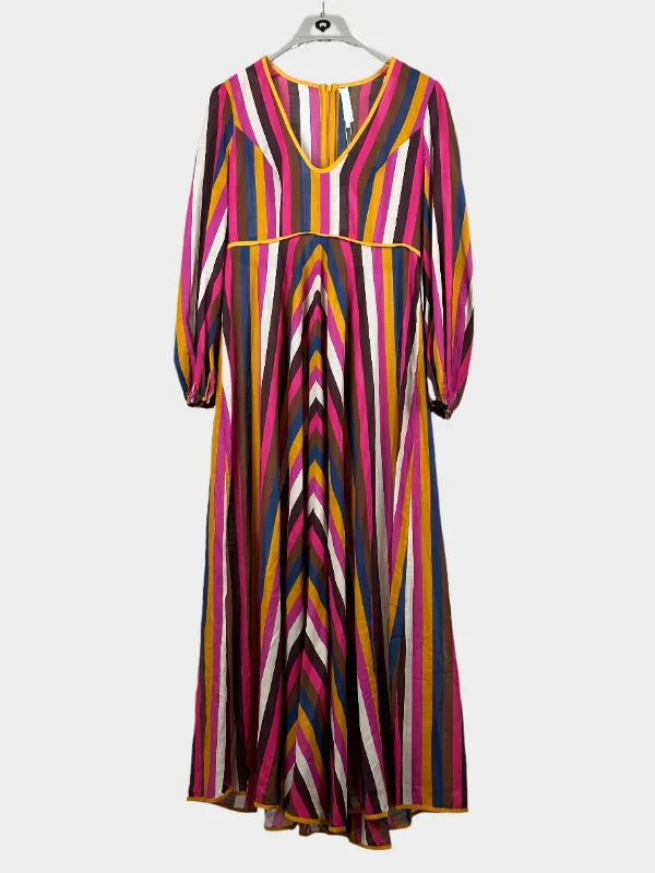 Multi Stripes Long Dress