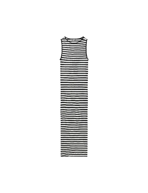 NPS Tank Dress Broadway, Black/Ecru