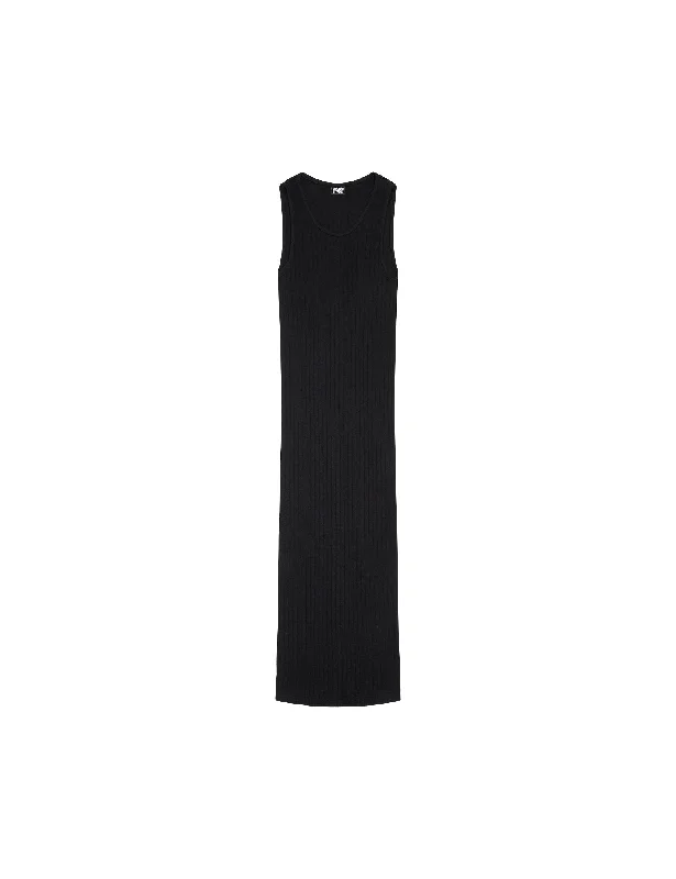 NPS Tank Dress Solid Colour, Black